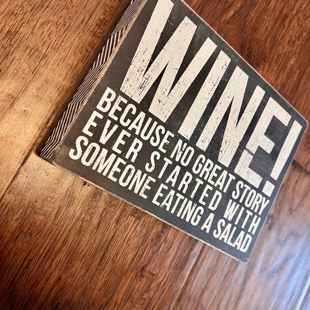 Primitives By Kathy - Humorous Wine Sign - Picture 2 of 2